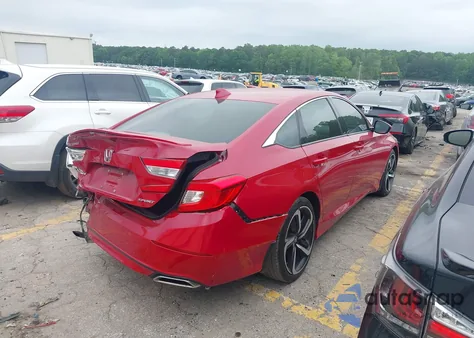 2019 Honda Accord Sport из США, поврежденный, VIN 1HGCV1F33KA073867